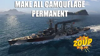 World of Warships Needs to Make ALL Camouflage Permanent