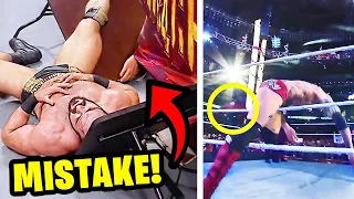 10 BIGGEST Mistakes Wrestlers Made On Live TV