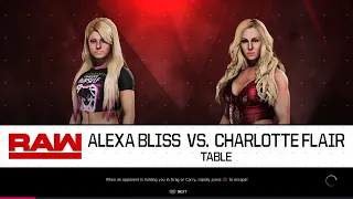 WWE2K20 - RAW - ALEXA BLISS VS. CHARLOTTE FLAIR