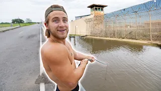 Magnet Fishing Next To A Prison