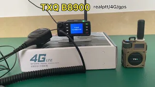 TXQ B8900 mobile radio, realptt walkie-talkie, 2G/3G/4G