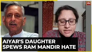 Mani Shankar Iyer's Daughter Questions Construction of Ram Mandir | Ram Mandir News
