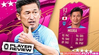 THANKYOU @DannyAarons KING KAZU 👑 | 93 FUTTIES MIURA PLAYER REVIEW | FIFA 21 Ultimate Team