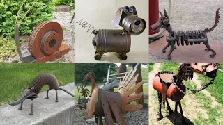 how to make metal sculpture crafts #3 | metal sculpture animal craft and design ideas