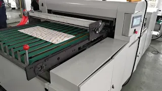 Food Grade Sandwich Hamburger Wrapper Paper Sheets Cutting Slitting Machine With Automatic Counting