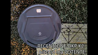 OKP K2: il robot aspirapolvere piccolo ma POTENTE | Recensione