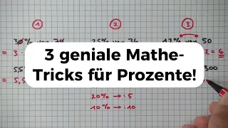 Prozente SCHNELL berechnen - TRICKS für den Alltag