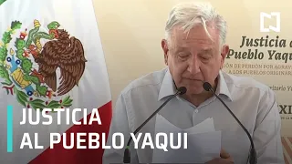 Justicia al pueblo yaqui