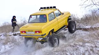 Крутой подъём ZAZ MONSTER vs NISSAN TERRANO vs UAZ [OFF Road]