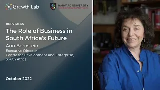 Growth Lab Development Talks: The Role of Business in South Africa's Future