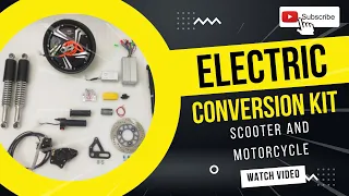Electric Conversion kit for Scooter| Unboxing | electric components | Electric conversion | #youtube