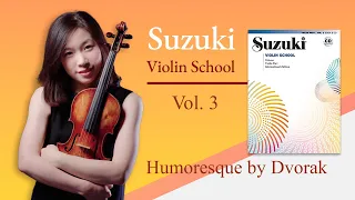 Humoresque by Dvorak, slow with piano - Suzuki Violin book 3, No. 4