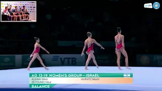 World Age Group Acrobatic Championships 2018 - ISRAEL 13-19 WG Balance