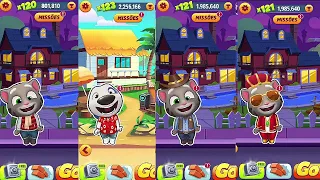 Talking Tom Gold Run Las Vegas King Tom vs Cowboy Tom vs Frosty Tom vs Hawaiian Hank vs Roy Raccoon