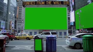 #New #York #billboard #Green #Screen|Chroma Key vfx graphics