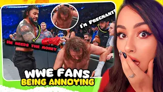 WWE Fans Being Funny & Annoying - REACTION