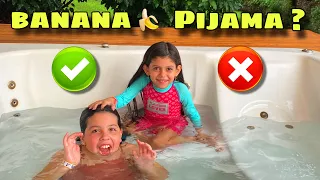 DESAFIO DEBAIXO D‘ÁGUA COM A PRIMA !!!!