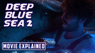 Deep Blue Sea 2 (2018) Movie Explained in Hindi Urdu | Shark Movie