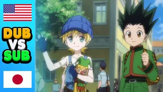 Hunter X Hunter Phantom Rogue - Sub vs Dub