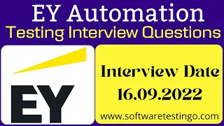 Ey Automation Testing Interview Questions