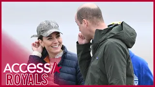 Prince William & Kate Middleton Smile Lovingly At College Town Where They First Met