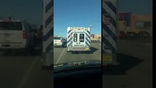 Albuquerque ambulance Presbyterian hospital organized stalking  1-3-19, VID 20190103 141024