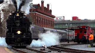 The inaugural Run of Western Maryland Scenic Railroad 1309 (Steam Train)