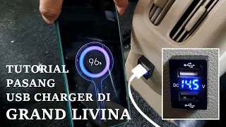 TUTORIAL PASANG USB CHARGER DI BARIS 2 GRAND LIVINA