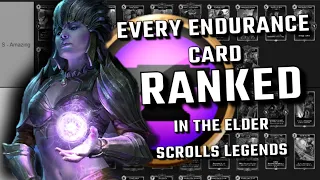 Ranking EVERY Endurance Card in Elder Scrolls: Legends