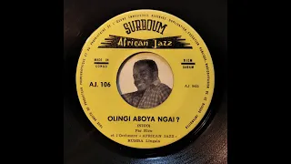 NICO ET L'ORCHESTRE AFRICAN JAZZ Olingi Aboya Ngai?