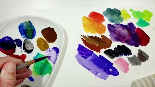 Color Mixing With Shinhan Gouache