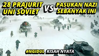 28 PRAJURIT UNI SOVIET Dengan Persenjataan Minim, Mempertahankan Jalan Gempuran TANK & INFANTRI NAZI