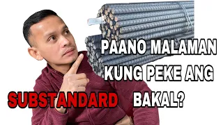 SUBSTANDARD REBAR PAANO MALAMAN? PEKE!