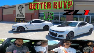 MUSTANG GT350 vs CAMARO ZL1. WHICH IS A BETTER BUY?