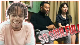 Reacting To John Legend X WENDY - Written In The Stars MV (Best Korean x American Collab?)