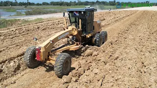 Wonderful Techniques Operator Grader Liugong Plowing Soil Installing Sub Grade Foundation Roads