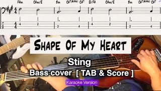 Shape Of My Heart. Sting. Bass Only.[TAB & Score]