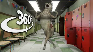 360° Dancing Wolf Meme In YOUR School | 4K VR 360 Video