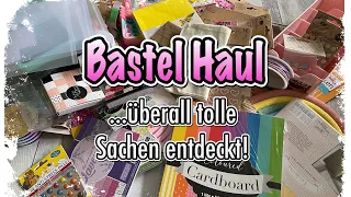 Bastel Haul (deutsch) basteln mit Papier, Inspiration, Ideen, Cardmaking, Tedi Haul, DIY