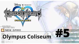 Olympus Coliseum - Kingdom Hearts HD 1.5 Final Mix 100% Walkthrough Part 5 Game Guide No Commentary