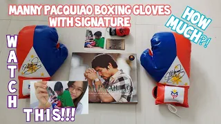 MANNY PACQUIAO BOXING GLOVES WITH SIGNATURE | Photobook | Keychain