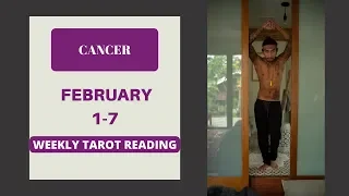 CANCER - "BOTH OF YOU ARE MANIFESTING TO BE TOGETHER" FEBRUARY 1-7 WEEKLY TAROT READING