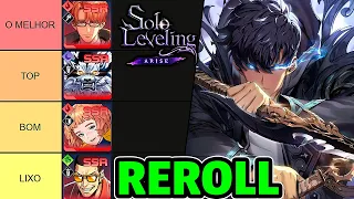 COMECE BEM! COMO FAZER REROLL! OS MELHORES PERSONAGENS PARA COMEÇAR NO SOLO LEVELING ARISE