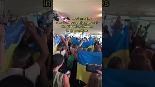 WORLD RECORD: 50 countries are singing the Ukrainian Anthem #shorts