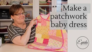 How I make a baby dress with reversible patchwork seams