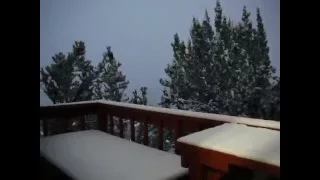 2015 Dec 14 Snowing in Sedona, AZ