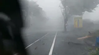 2023-09-03-海葵颱風在台灣東部地區的肆虐情況。