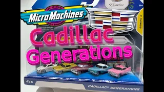 Cadillac Generations! 2022 Micro Machines Unboxing & Review! World Packs.