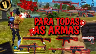 PARA TODAS AS ARMAS na NOVA ATUALIZAÇÃO 🤪🔞 a nova MELHOR SENSIBILIDADE para SUBIR CAPA no FREE FIRE