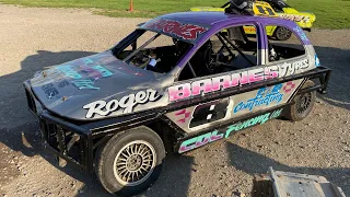 1300 Saloon Stockcars Heat 1 Skegness Raceway 08/08/23.